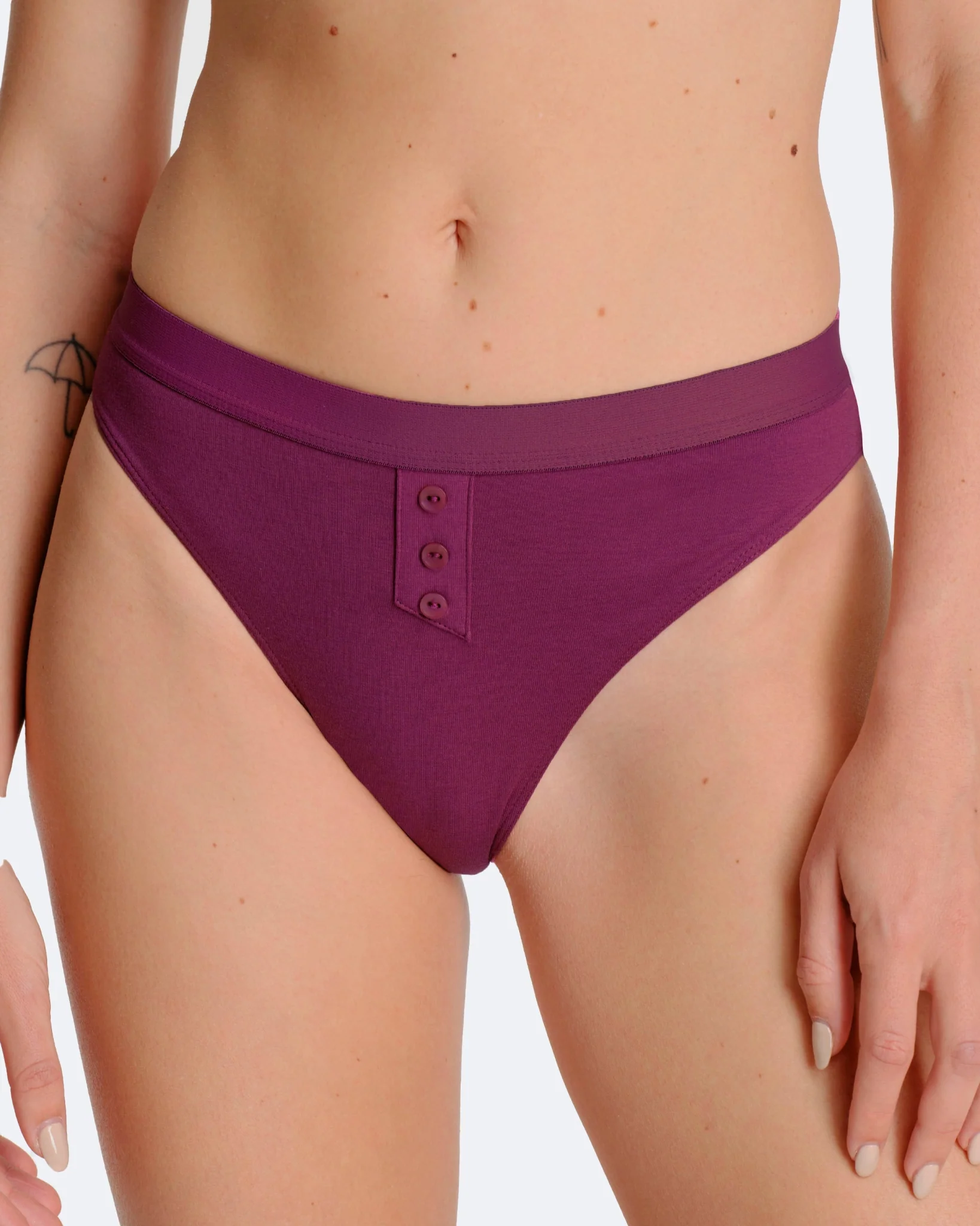 Culotte menstruelle bordeaux - Image 2