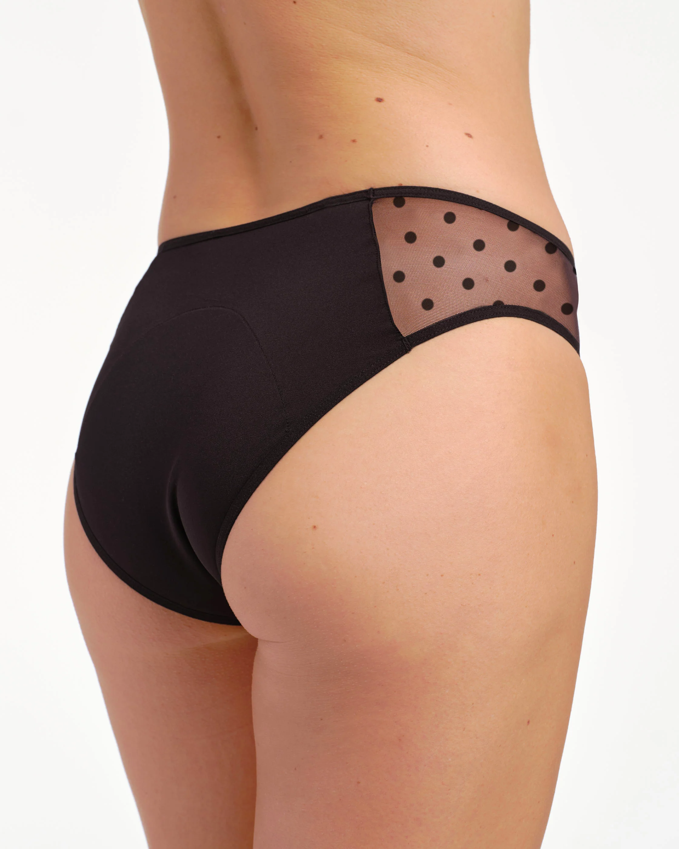 Culotte menstruelle tulle pois - Image 3