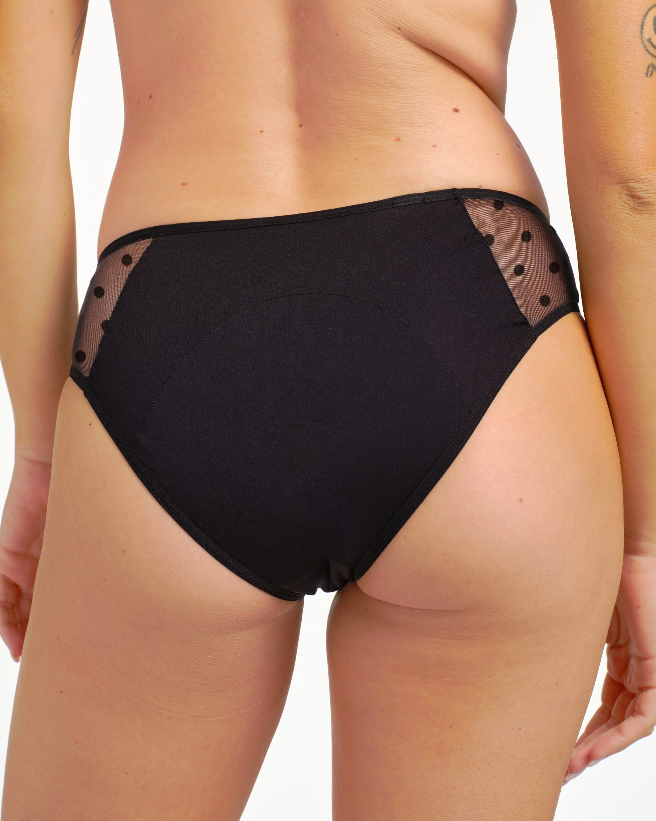 Culotte menstruelle tulle pois - Image 4