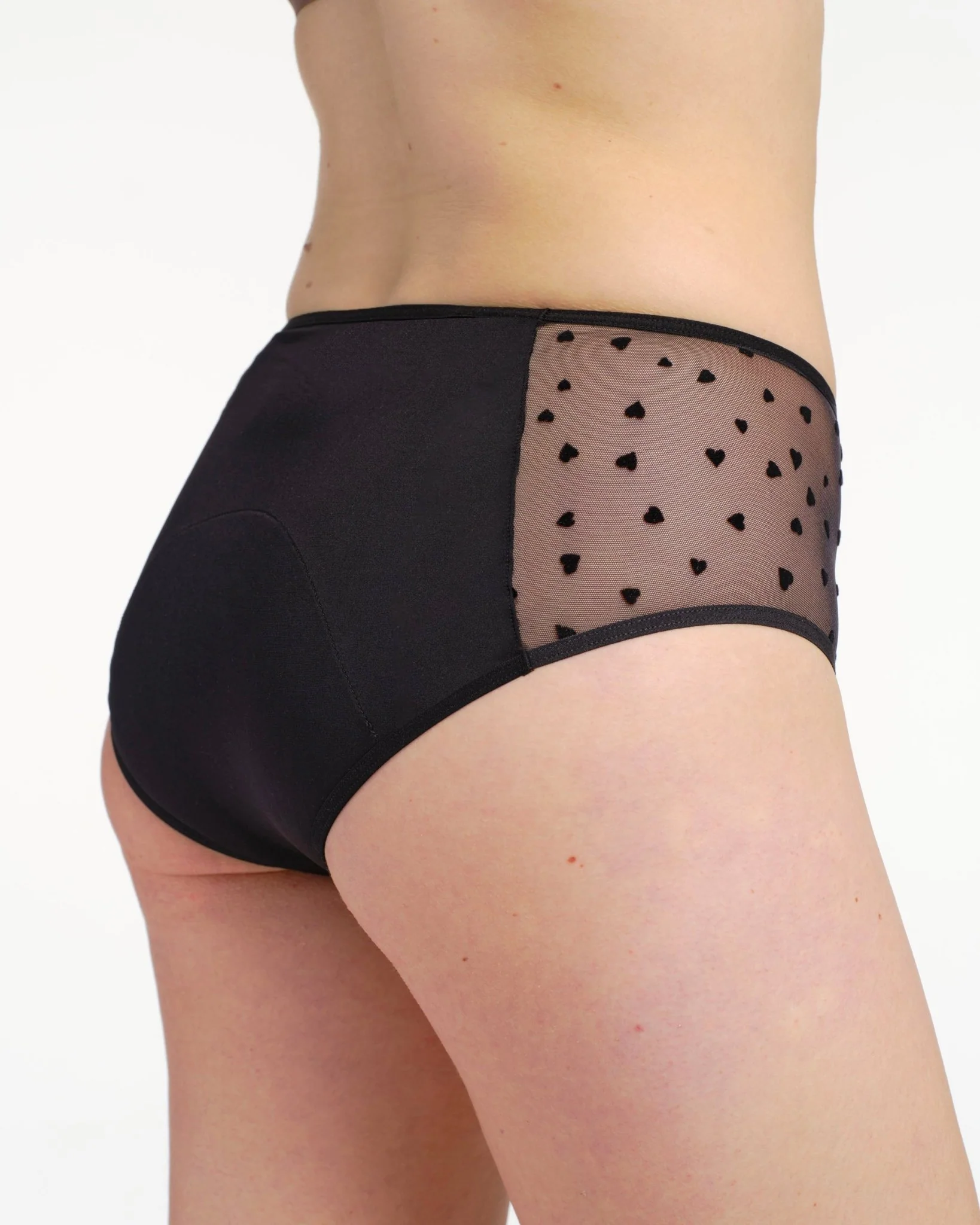 Shorty menstruel tulle cœur - Image 3