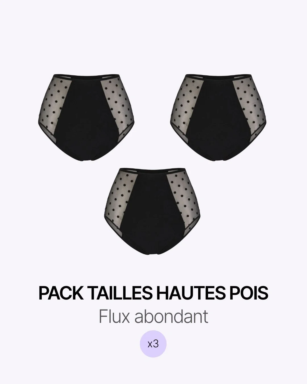 Culotte menstruelle grande taille