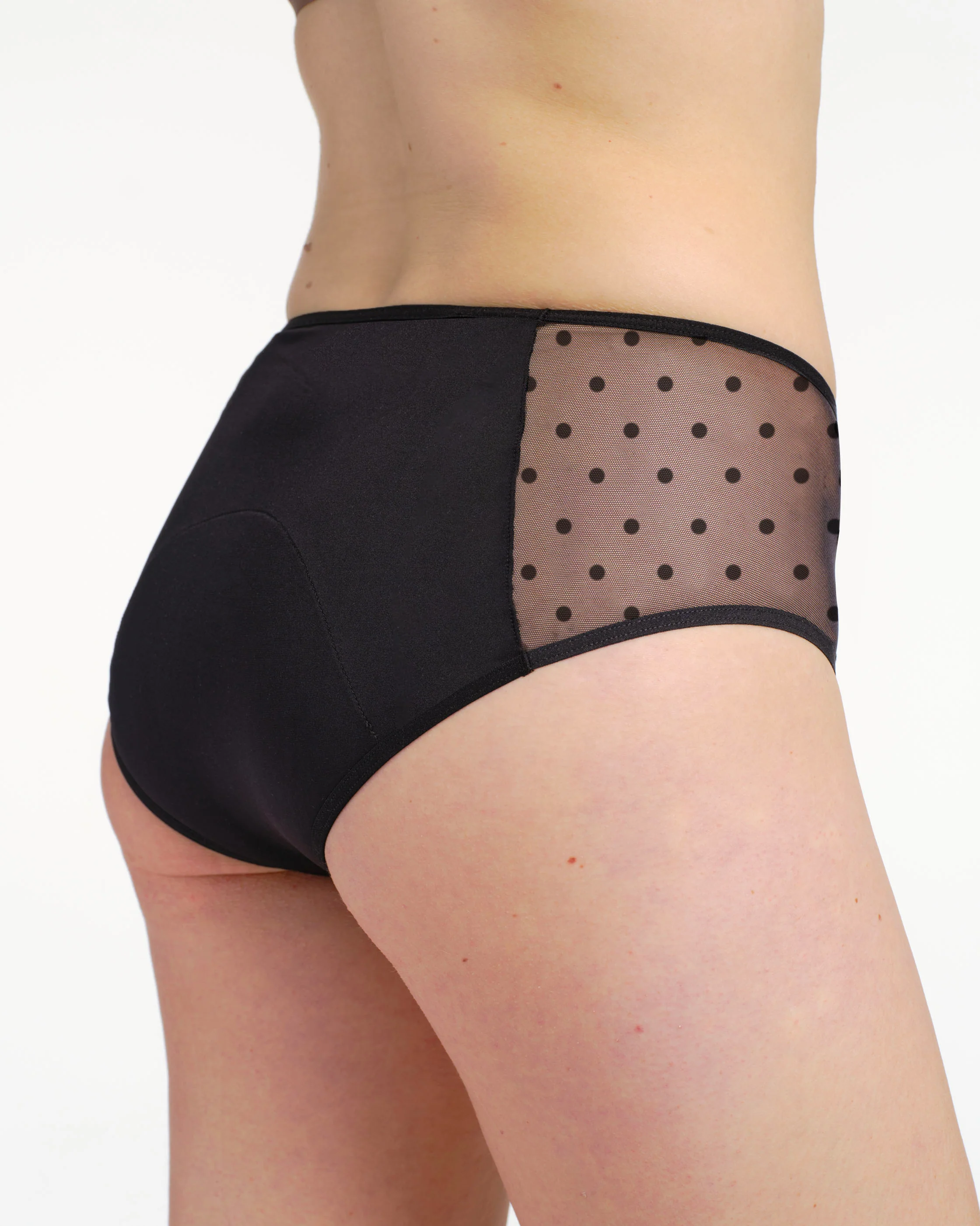 Shorty menstruel tulle pois - Image 3