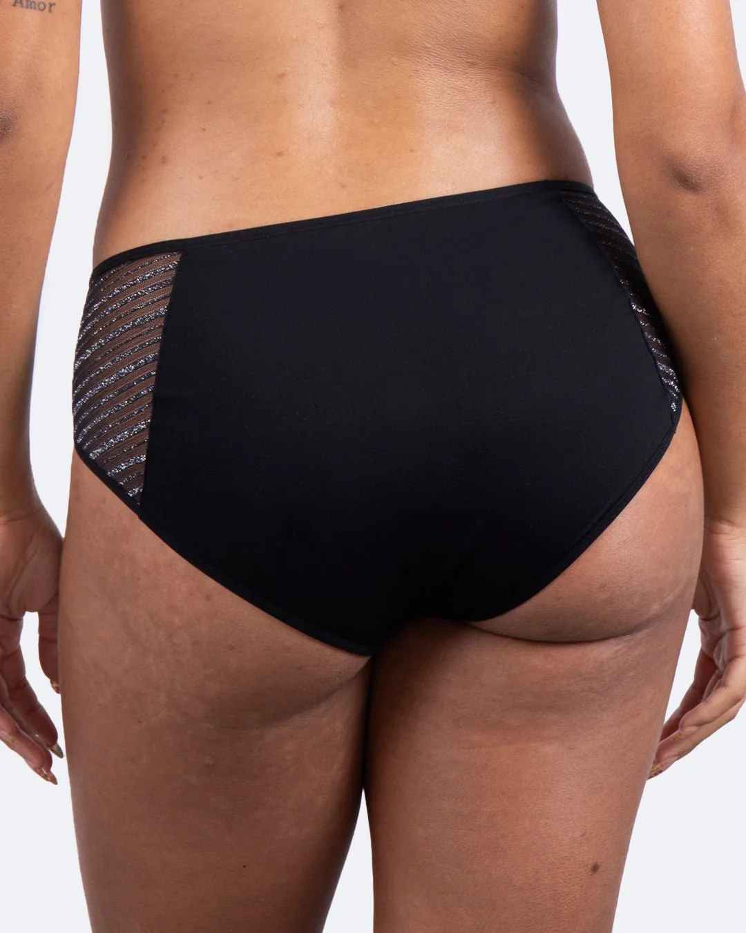 Shorty menstruel pailleté - Image 4