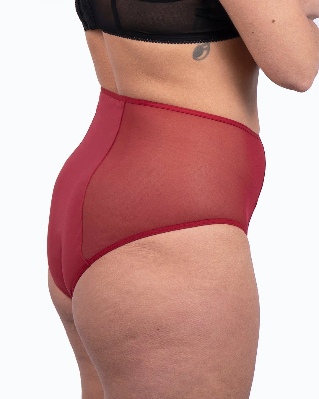 Taille haute menstruelle cerise - Image 3