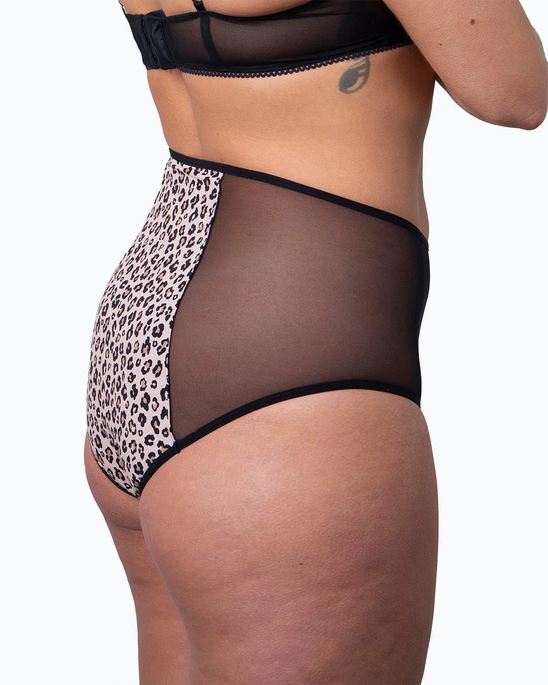 Taille haute menstruelle léopard - Image 3