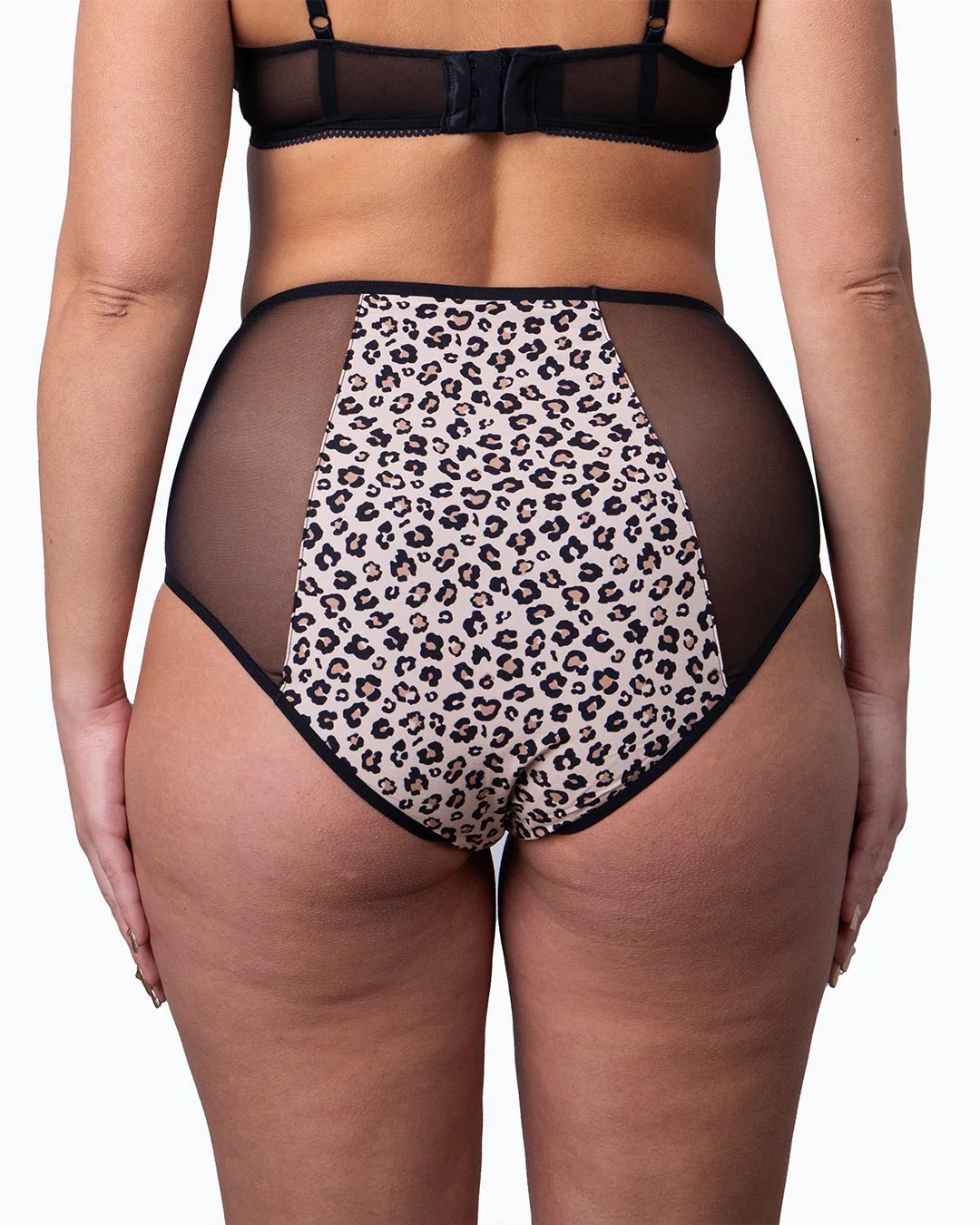 Taille haute menstruelle léopard - Image 4