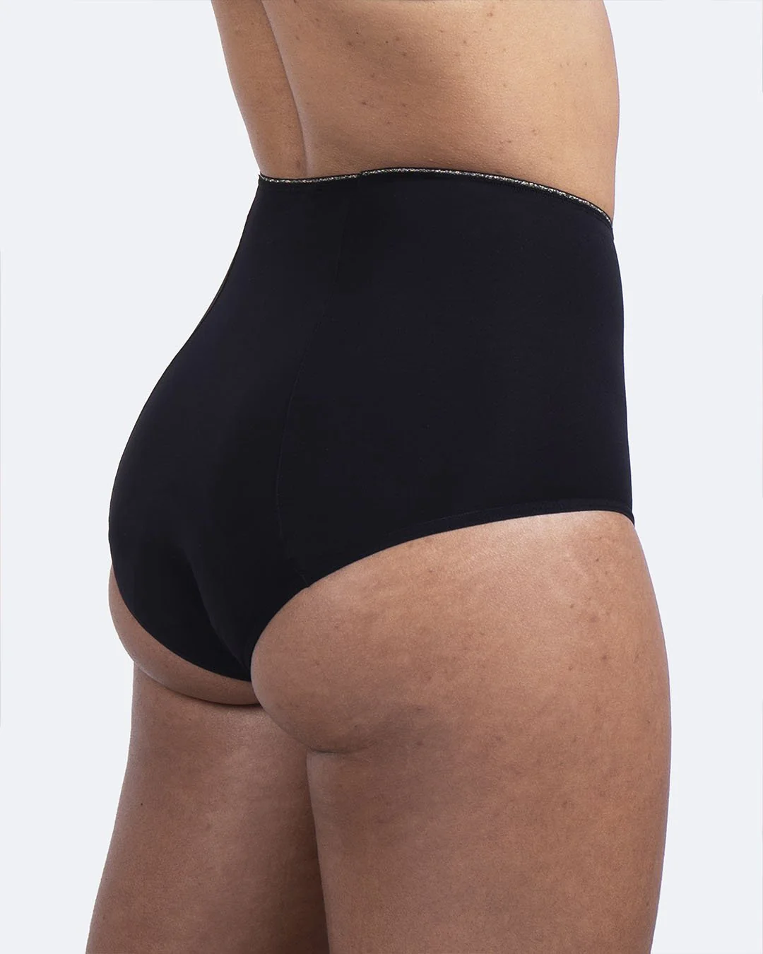 Taille haute menstruelle noire - Image 3