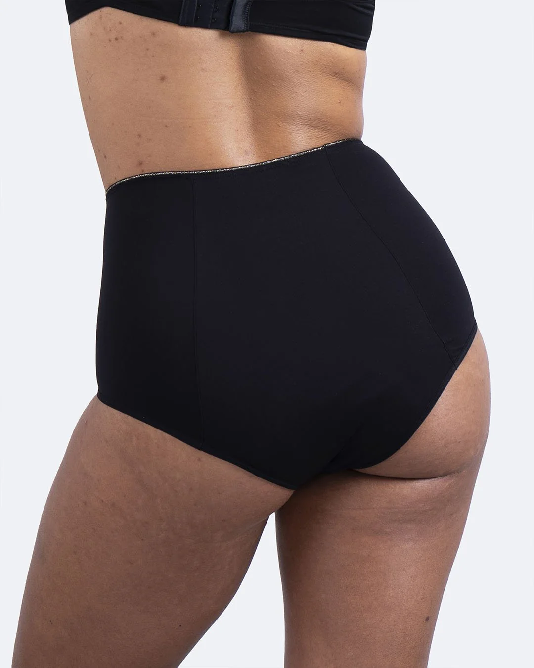 Taille haute menstruelle noire - Image 4