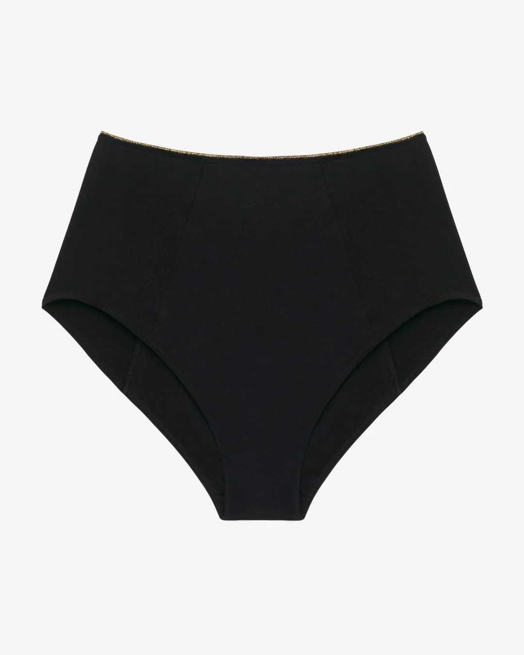 Taille haute menstruelle noire - Image 5