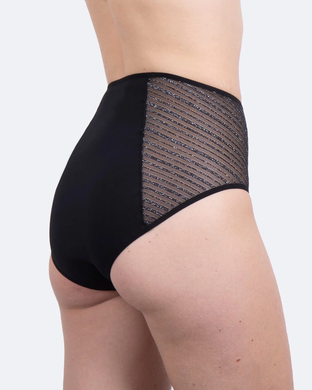Taille haute menstruelle pailletée - Image 3
