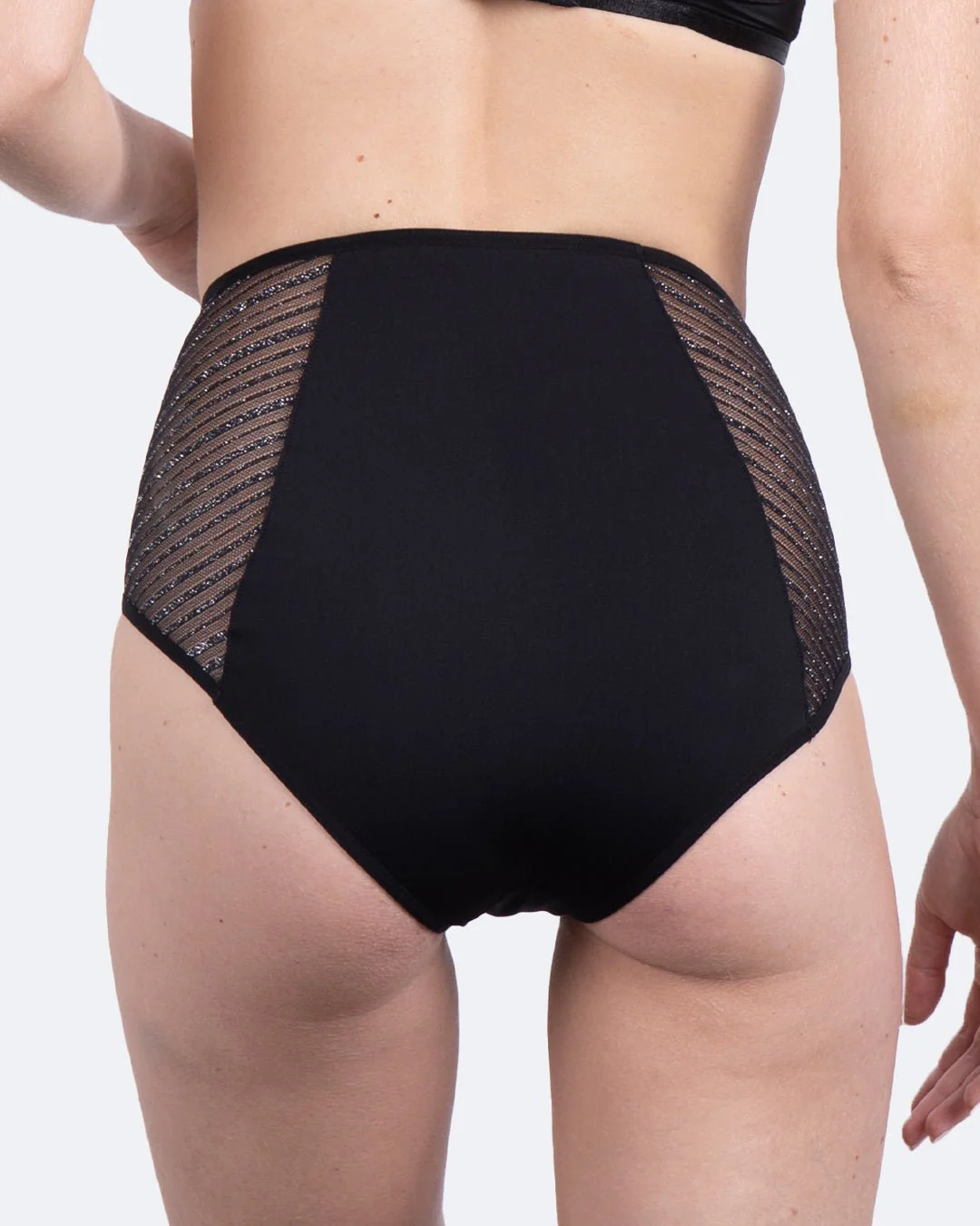 Taille haute menstruelle pailletée - Image 4