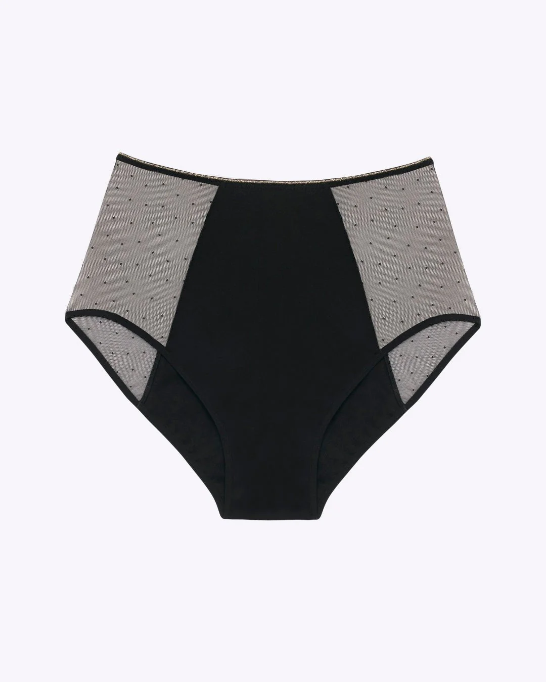 Taille haute menstruelle plumetis - Image 5