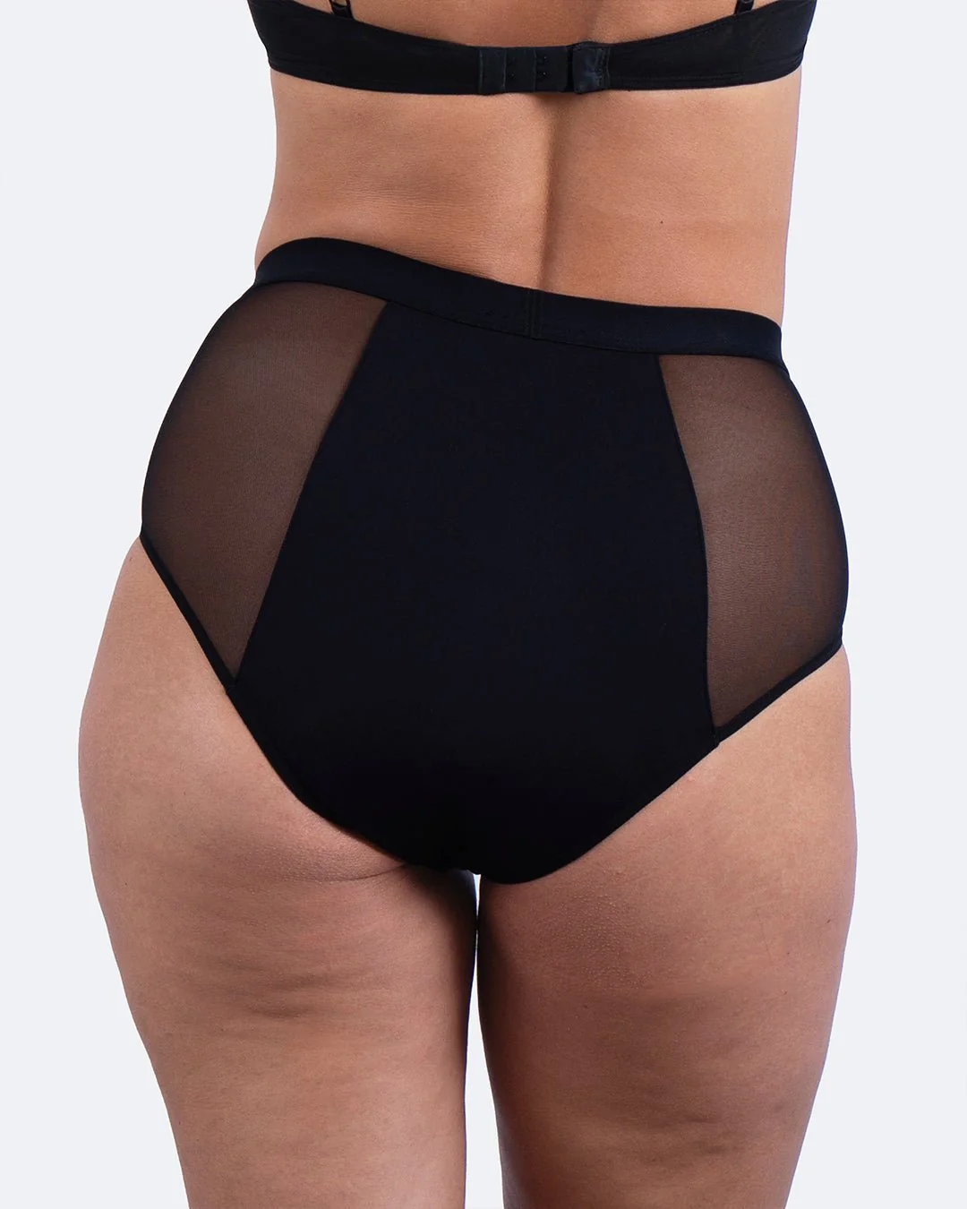 Taille haute menstruelle tulle noire - Image 4